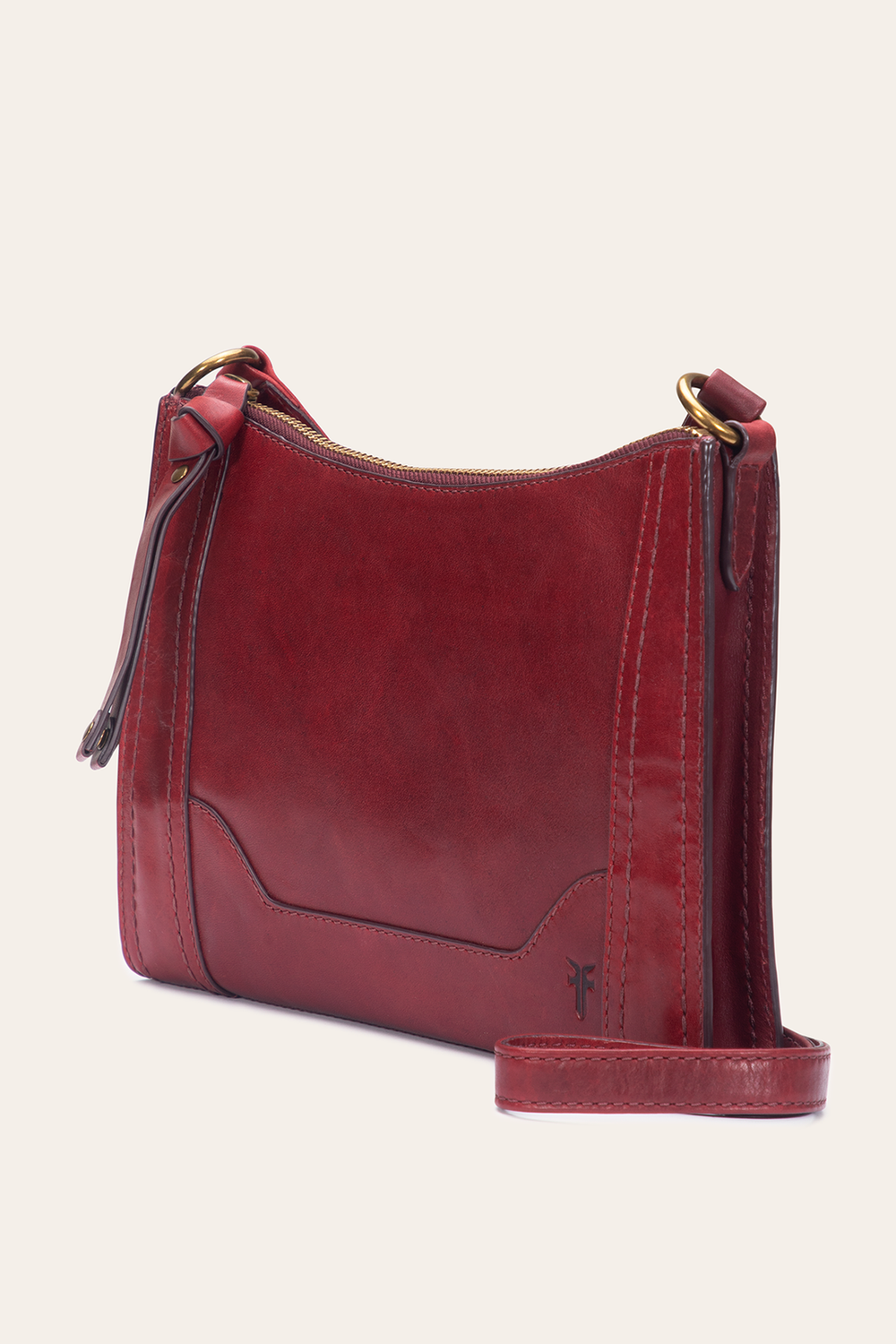 Berry Lacquer Melissa Zip Crossbody - Berry Lacquer