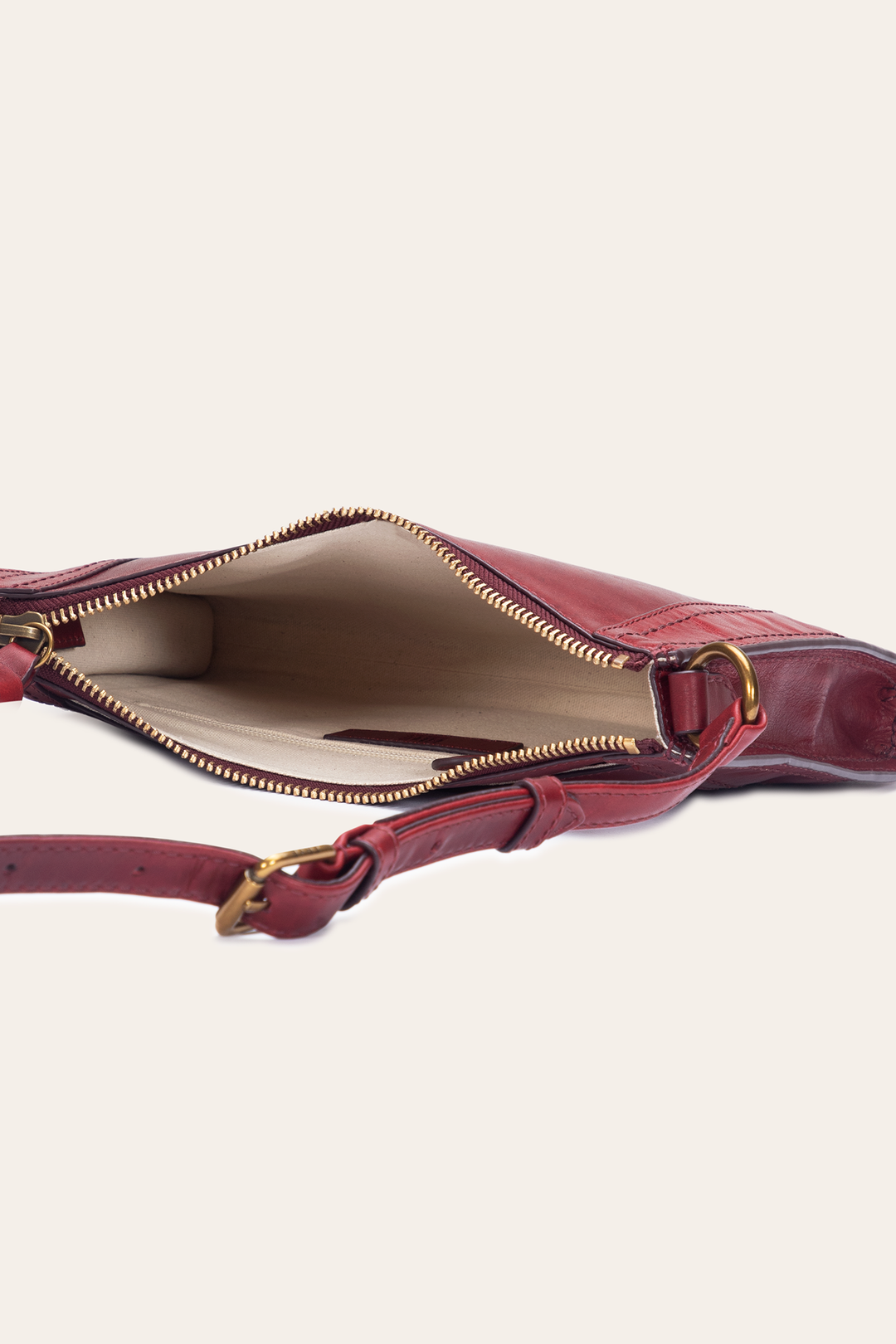 Berry Lacquer Melissa Zip Crossbody - Berry Lacquer