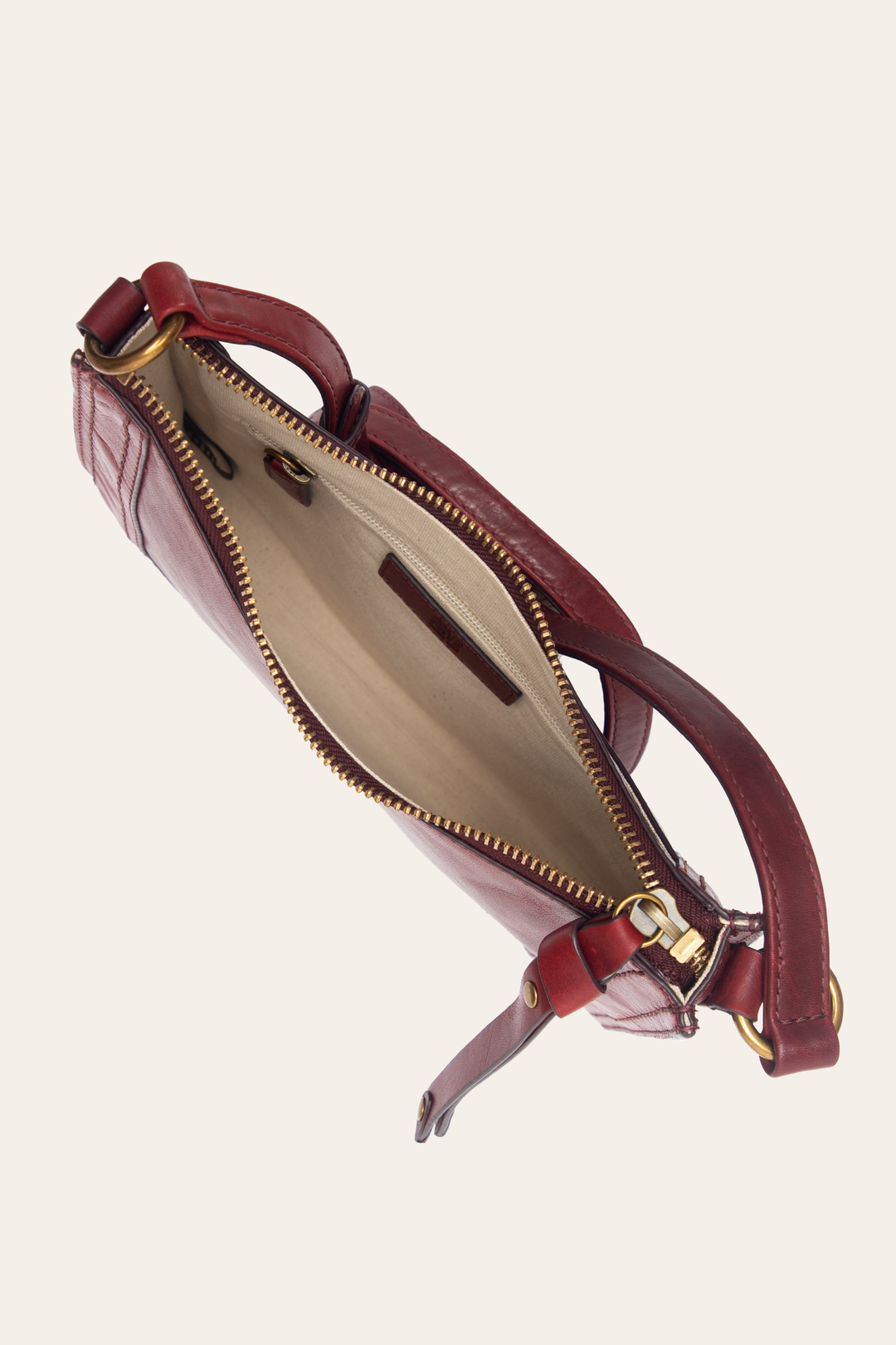Berry Lacquer Melissa Zip Crossbody - Berry Lacquer