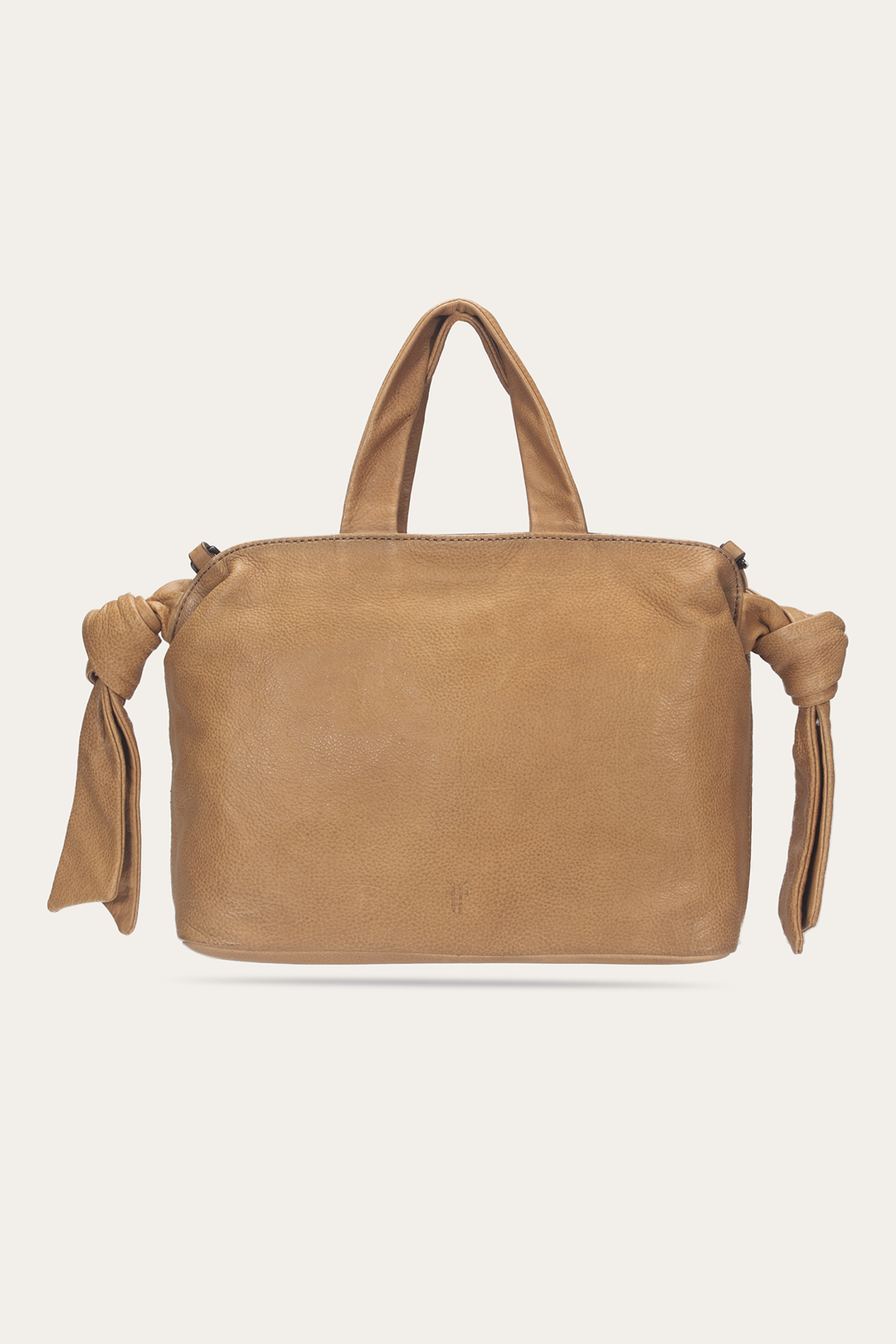 Beige Nora Knotted Satchel - Beige