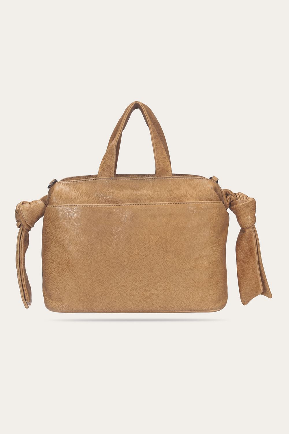 Beige Nora Knotted Satchel - Beige