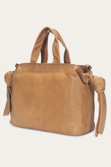 Beige Nora Knotted Satchel - Beige