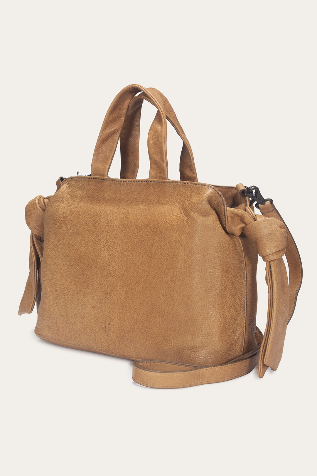 Beige Nora Knotted Satchel - Beige
