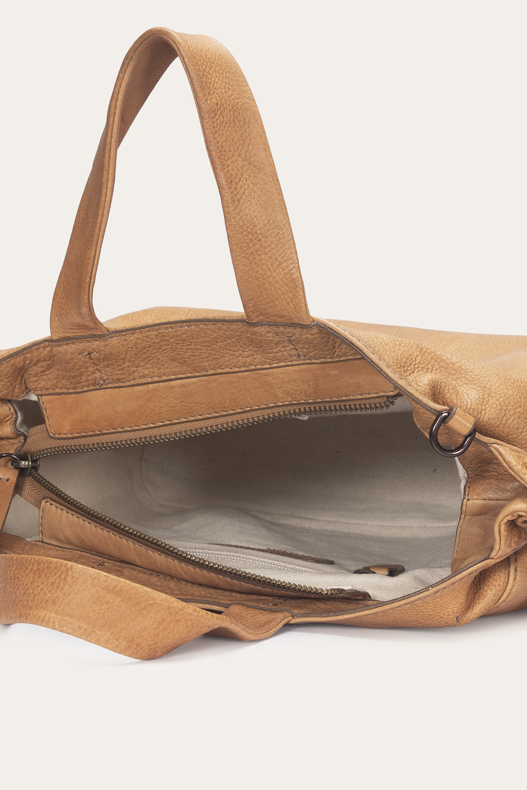 Beige Nora Knotted Satchel - Beige