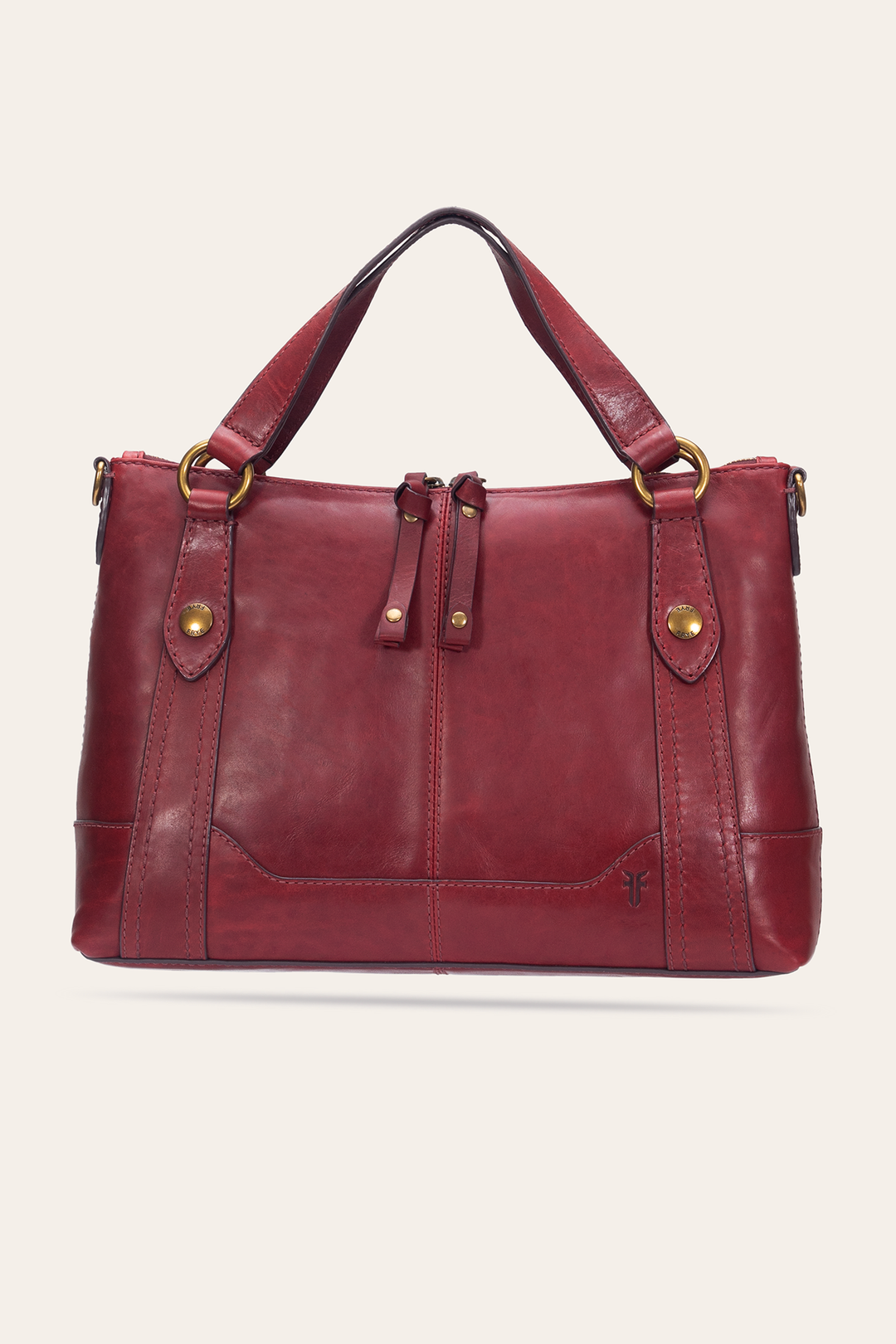 Berry Lacquer Melissa Medium Satchel - Berry Lacquer