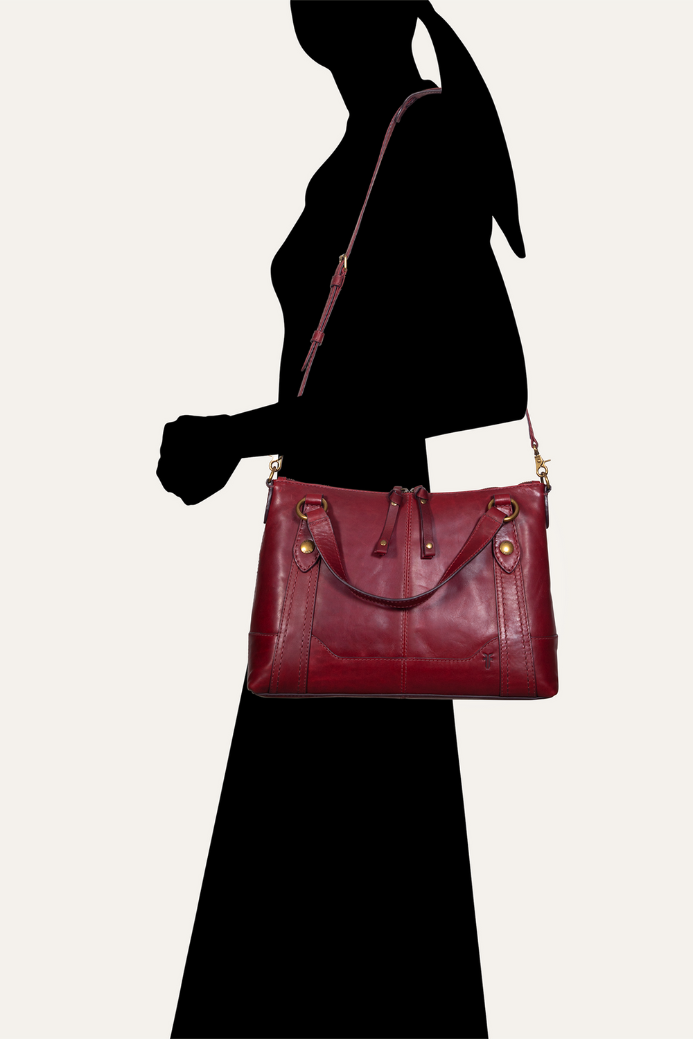 Berry Lacquer Melissa Medium Satchel - Berry Lacquer