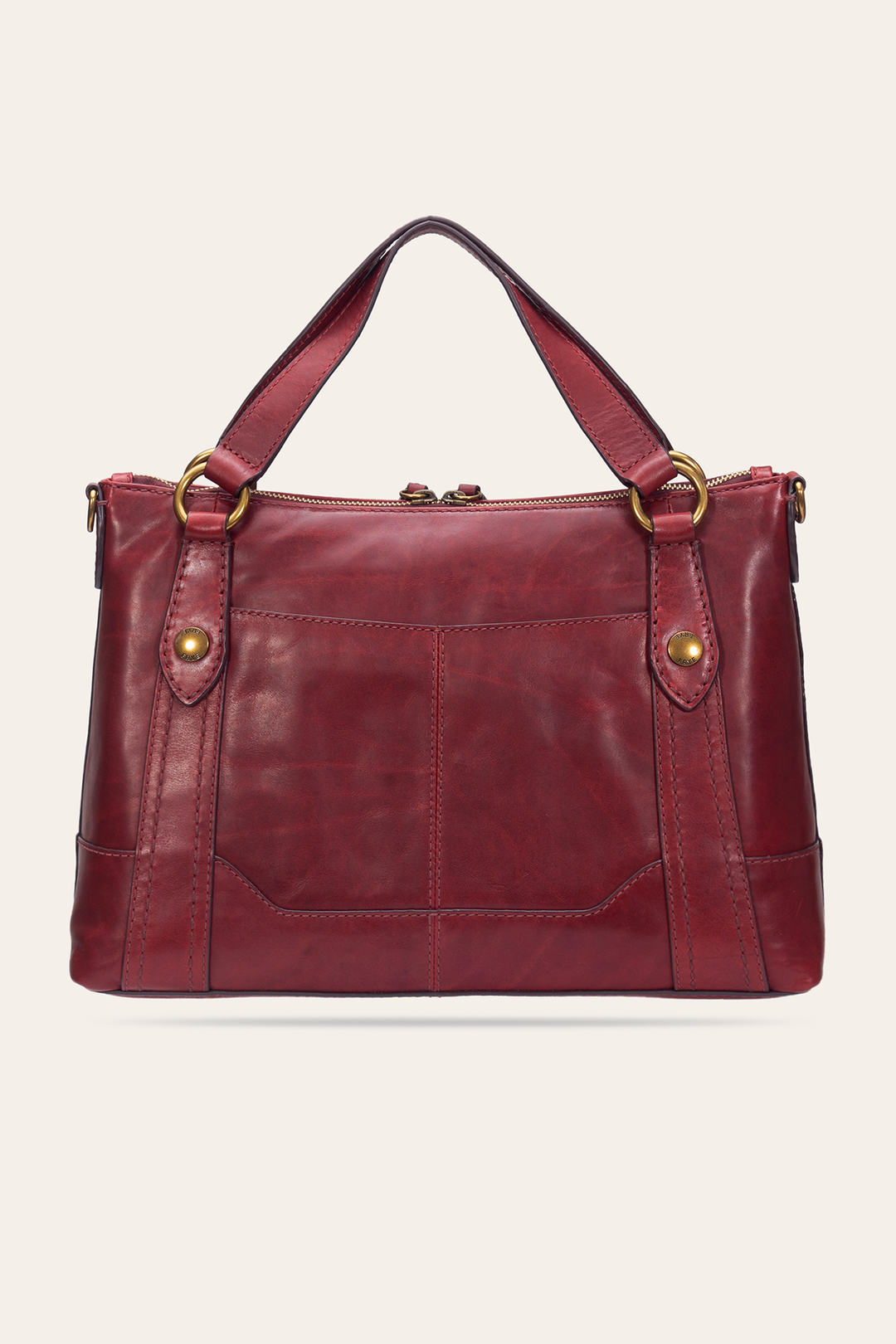 Berry Lacquer Melissa Medium Satchel - Berry Lacquer