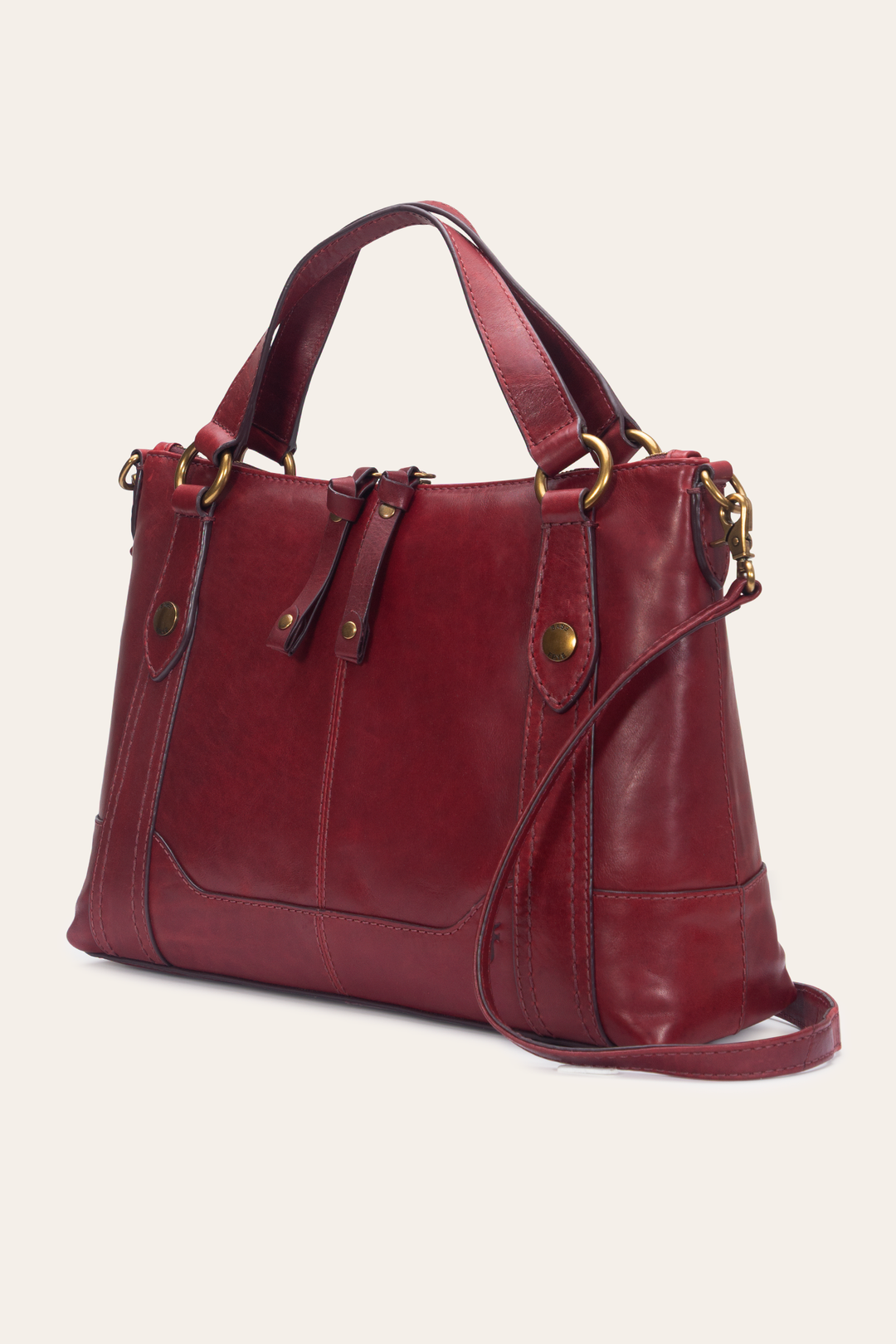 Berry Lacquer Melissa Medium Satchel - Berry Lacquer