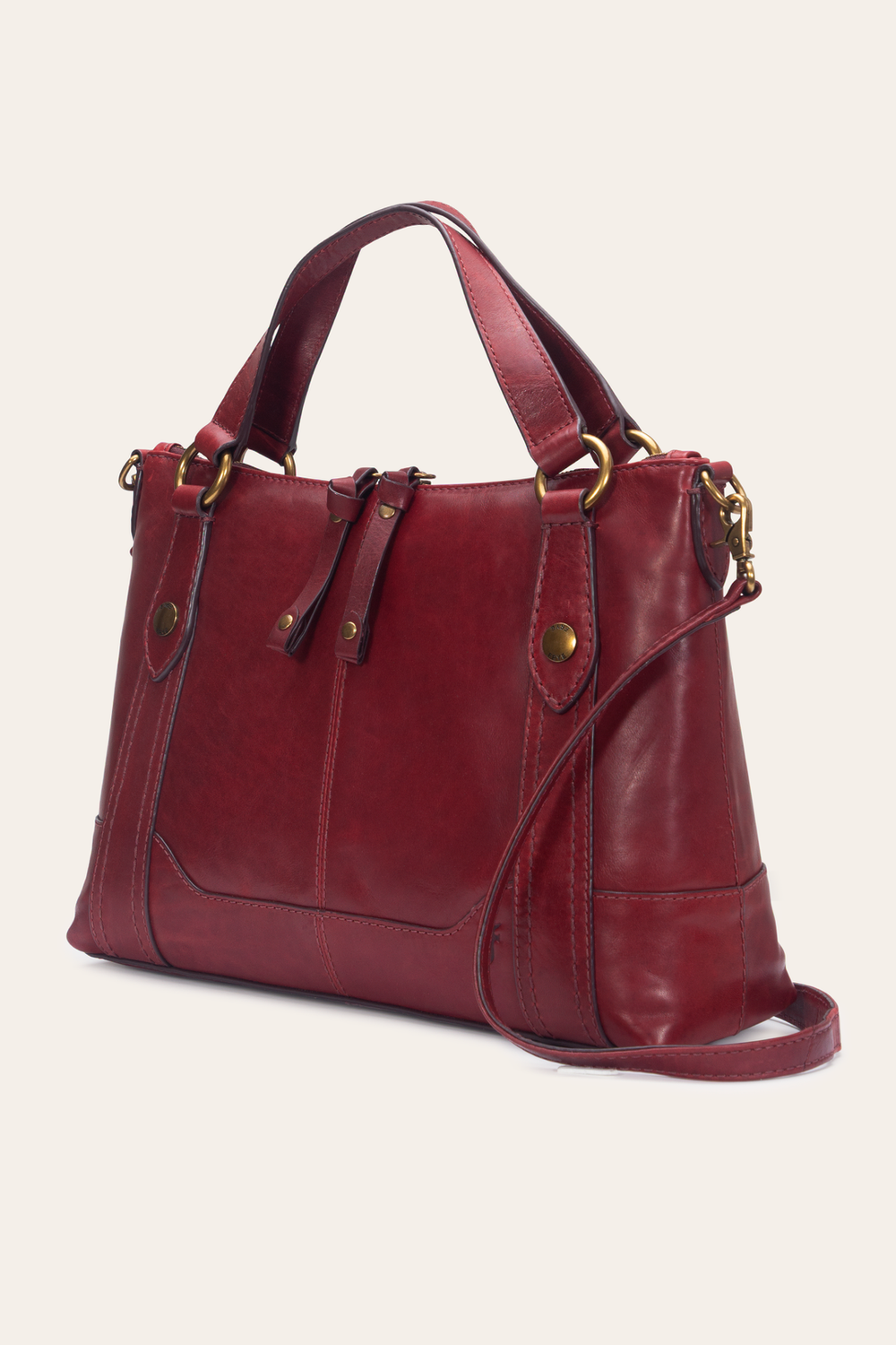 Berry Lacquer Melissa Medium Satchel - Berry Lacquer