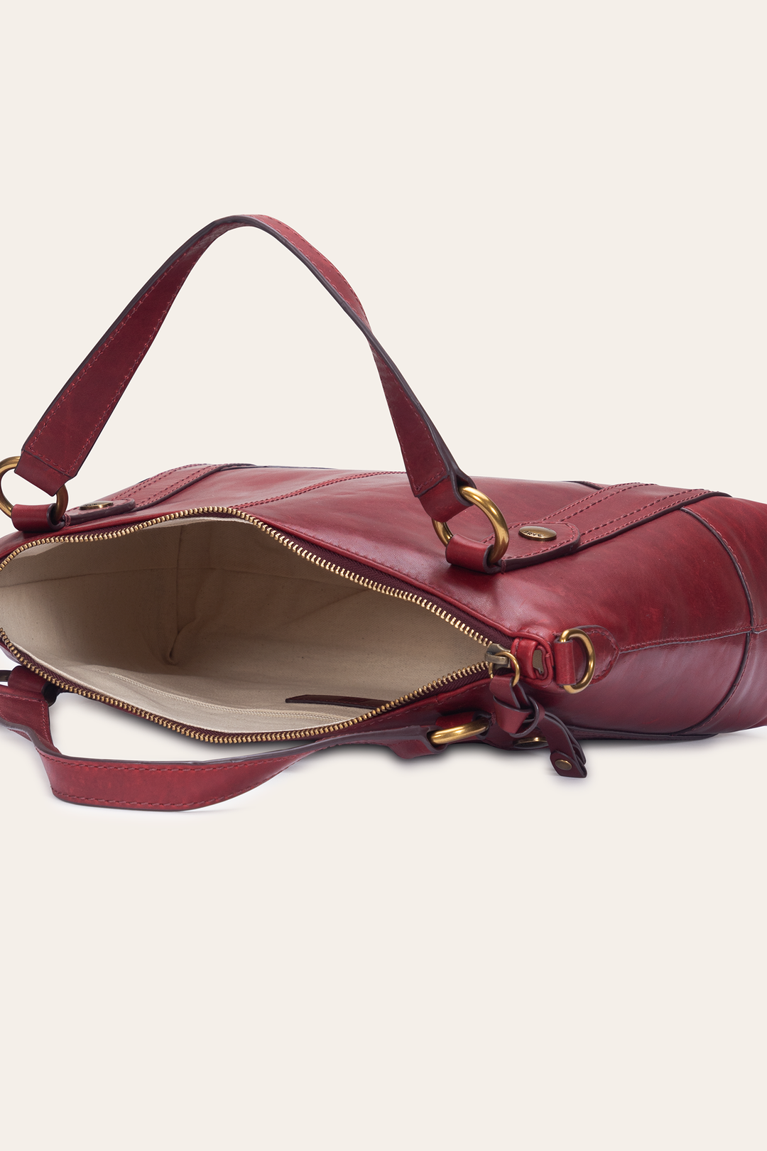 Berry Lacquer Melissa Medium Satchel - Berry Lacquer