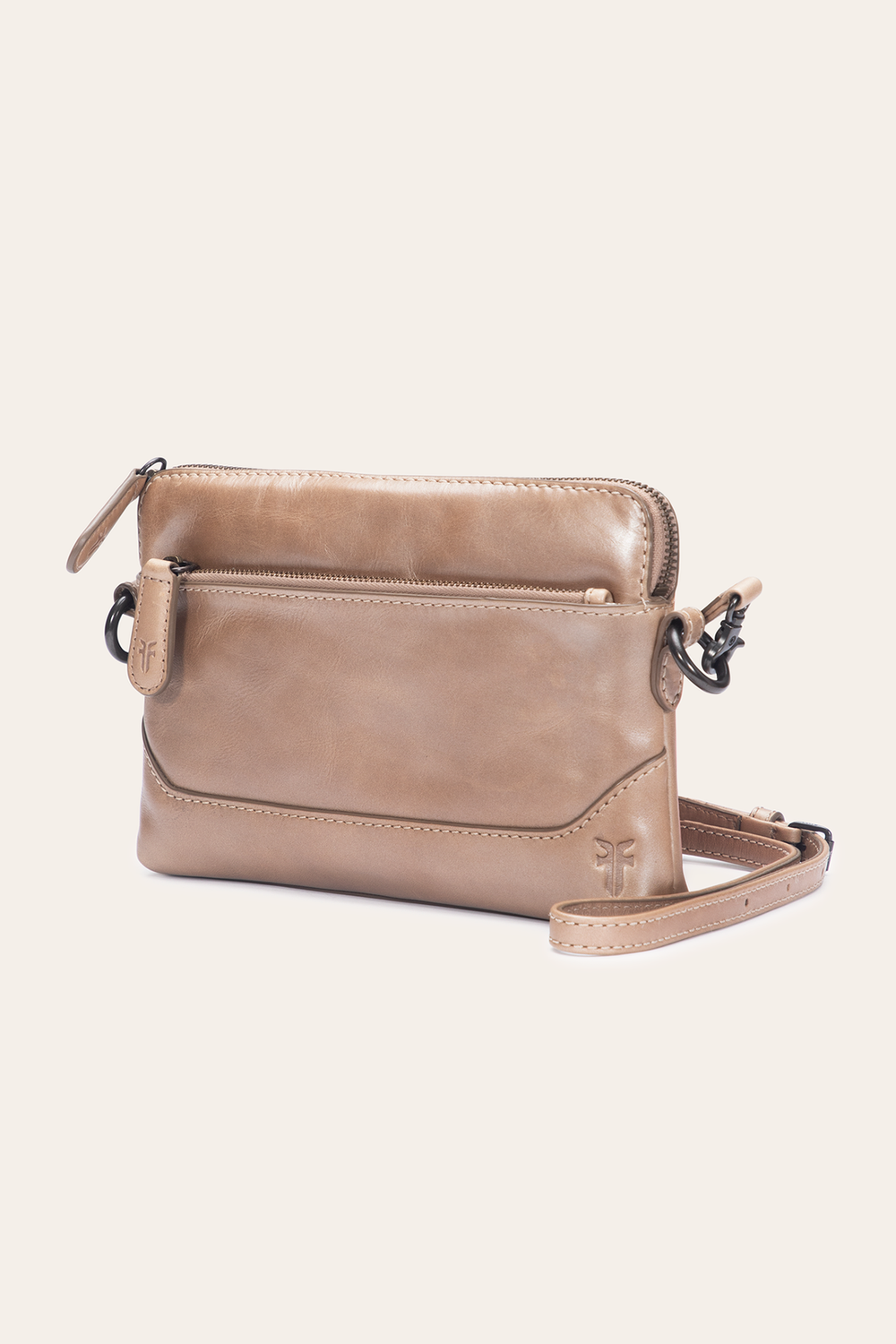 Light Bronze Melissa Crossbody Wristlet - Light Bronze