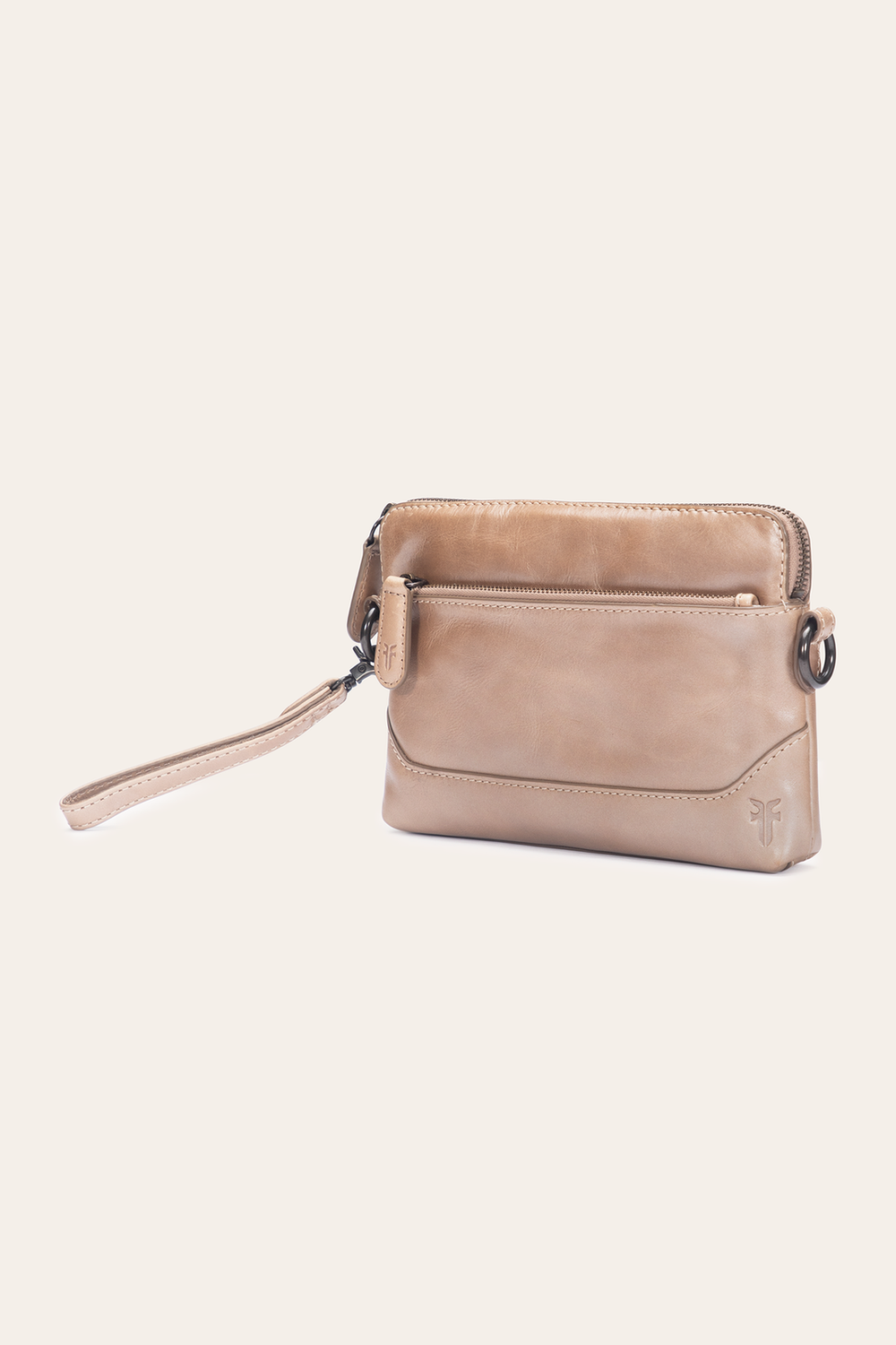 Light Bronze Melissa Crossbody Wristlet - Light Bronze