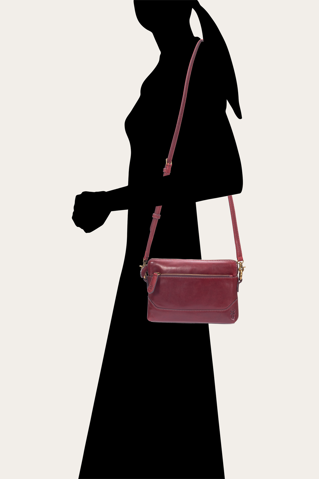 Berry Lacquer Melissa Crossbody Wristlet - Berry Lacquer