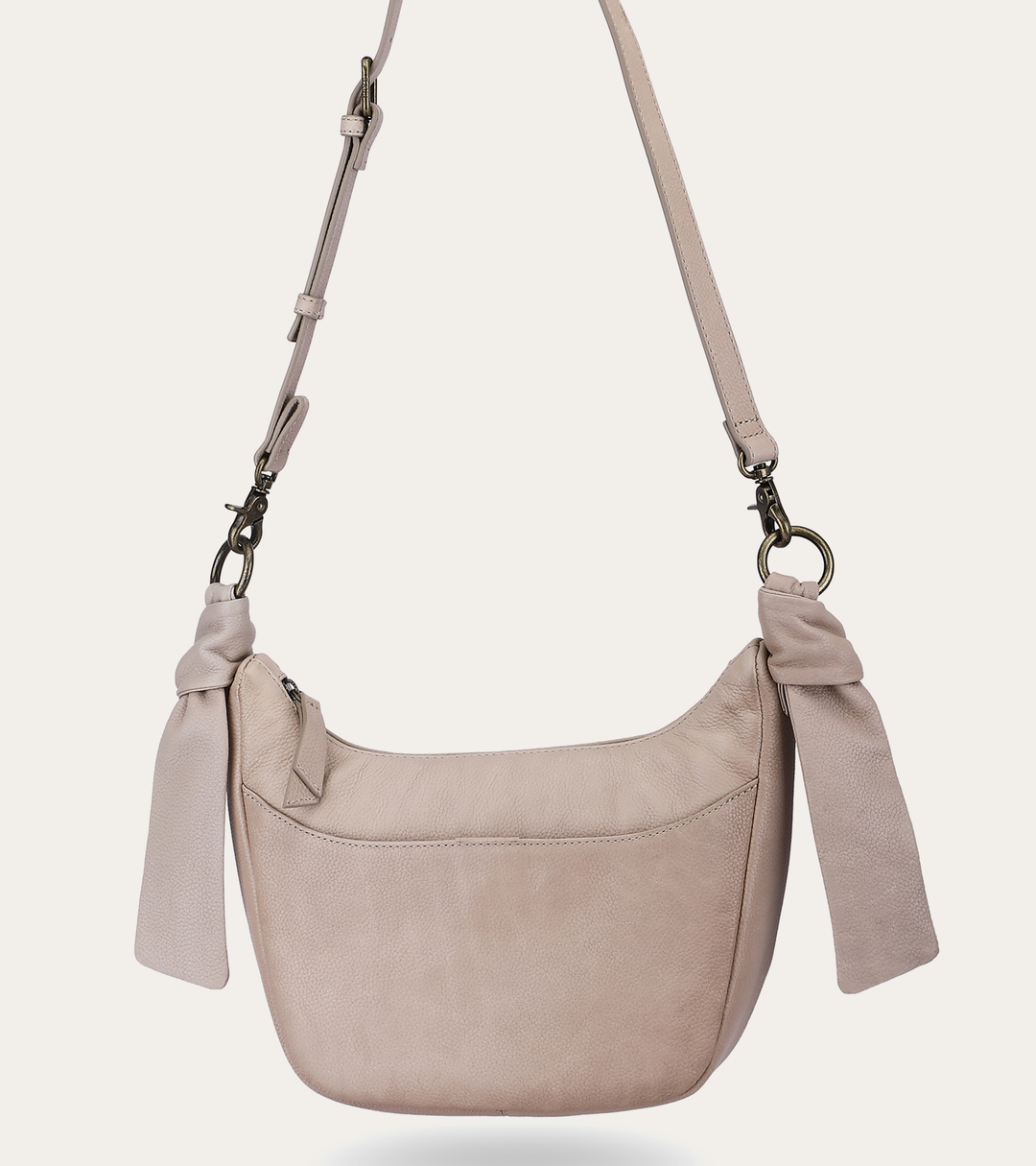 Nora Cream Knotted Crossbody - Cream