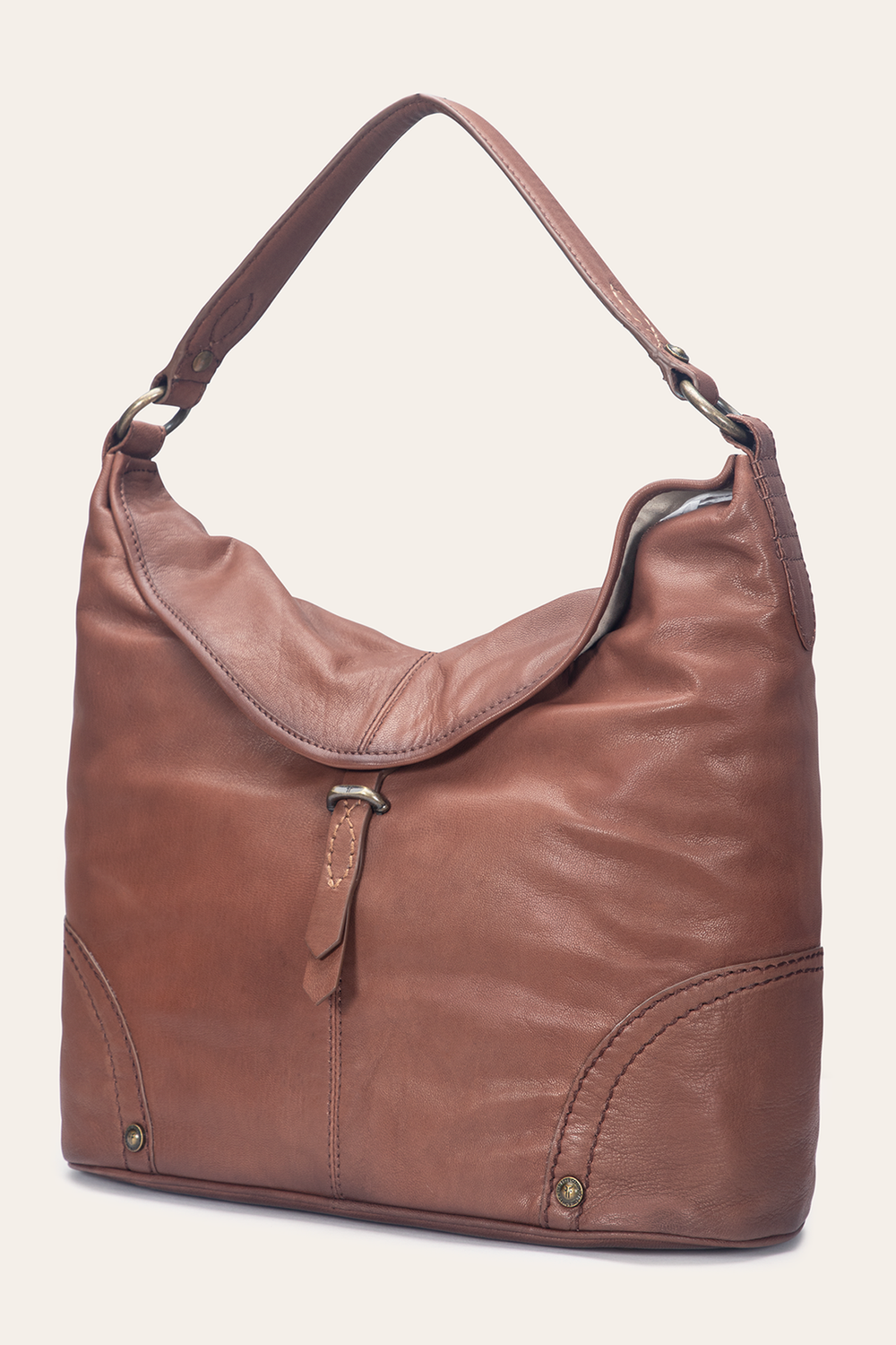 Campus Cognac Hobo - Cognac