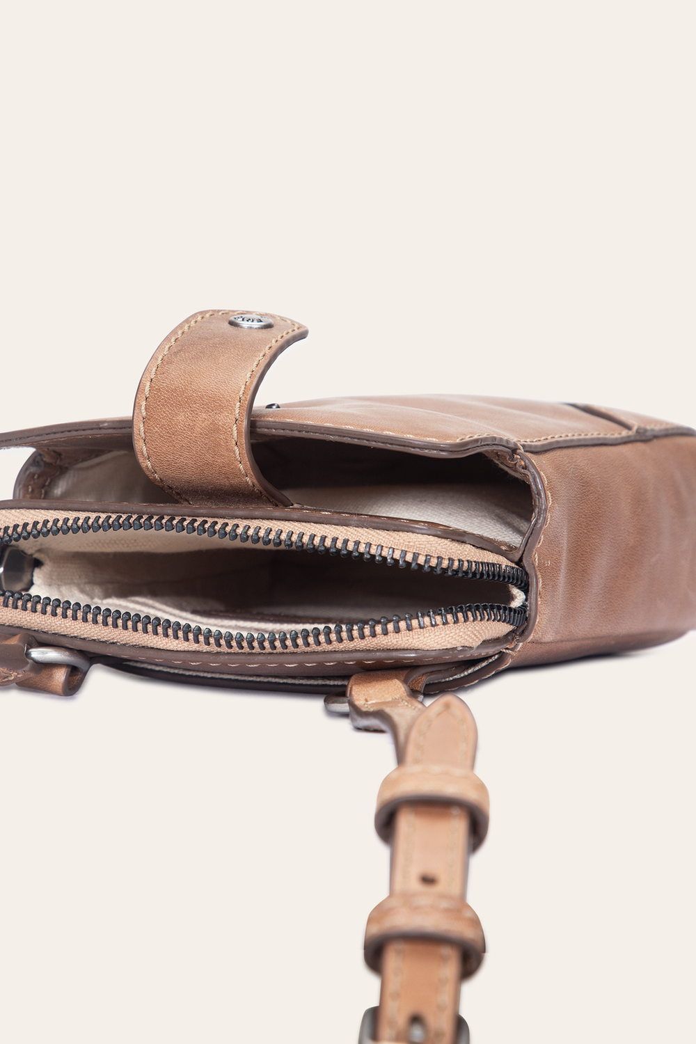 Melissa Beige Phone Crossbody - Beige