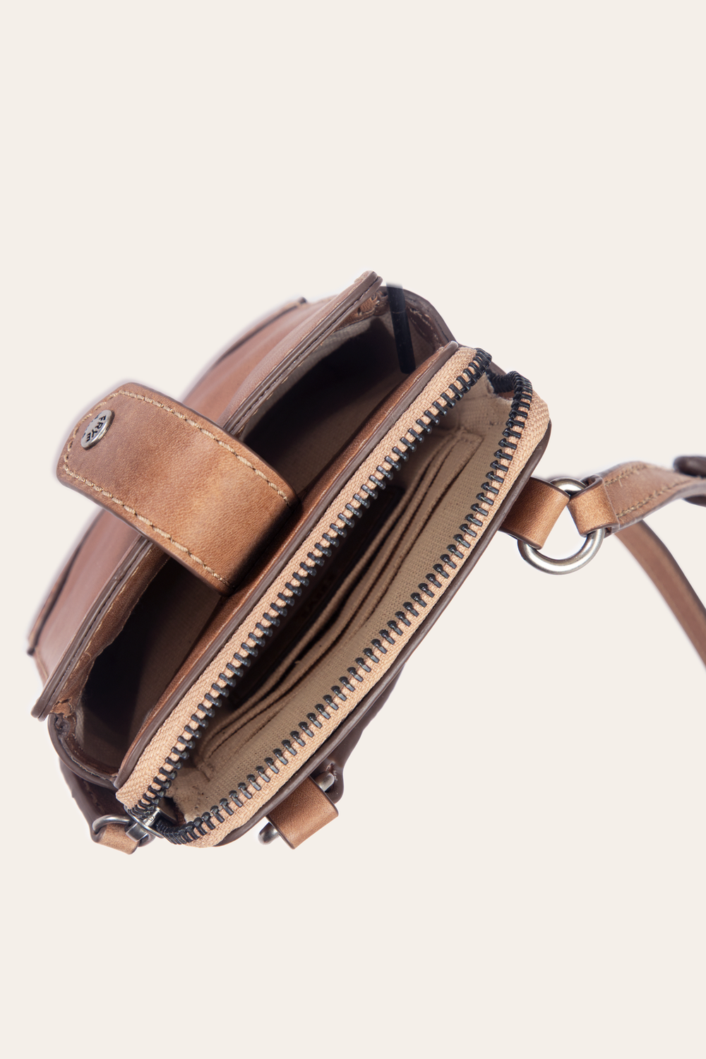 Melissa Beige Phone Crossbody - Beige