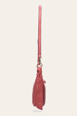 Nora Knotted Crossbody in Burgundy - Burgundy