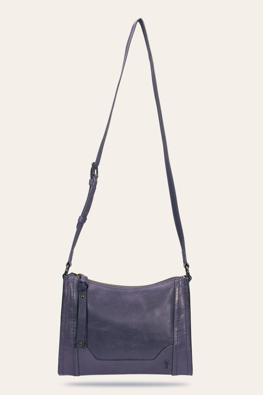 Melissa Eggplant Zip Crossbody - Eggplant