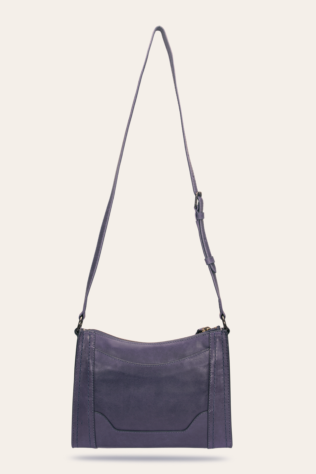 Melissa Eggplant Zip Crossbody - Eggplant