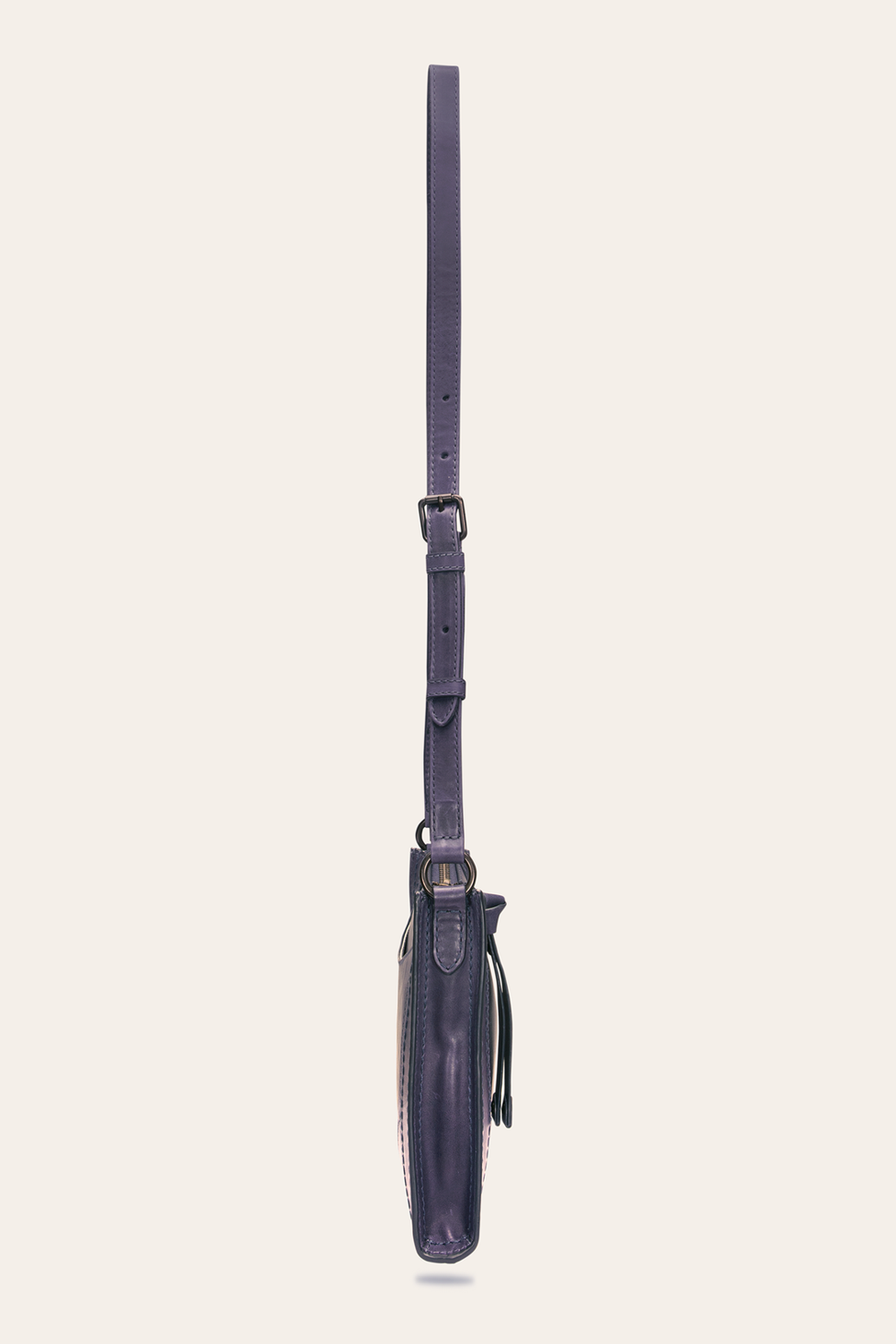 Melissa Eggplant Zip Crossbody - Eggplant