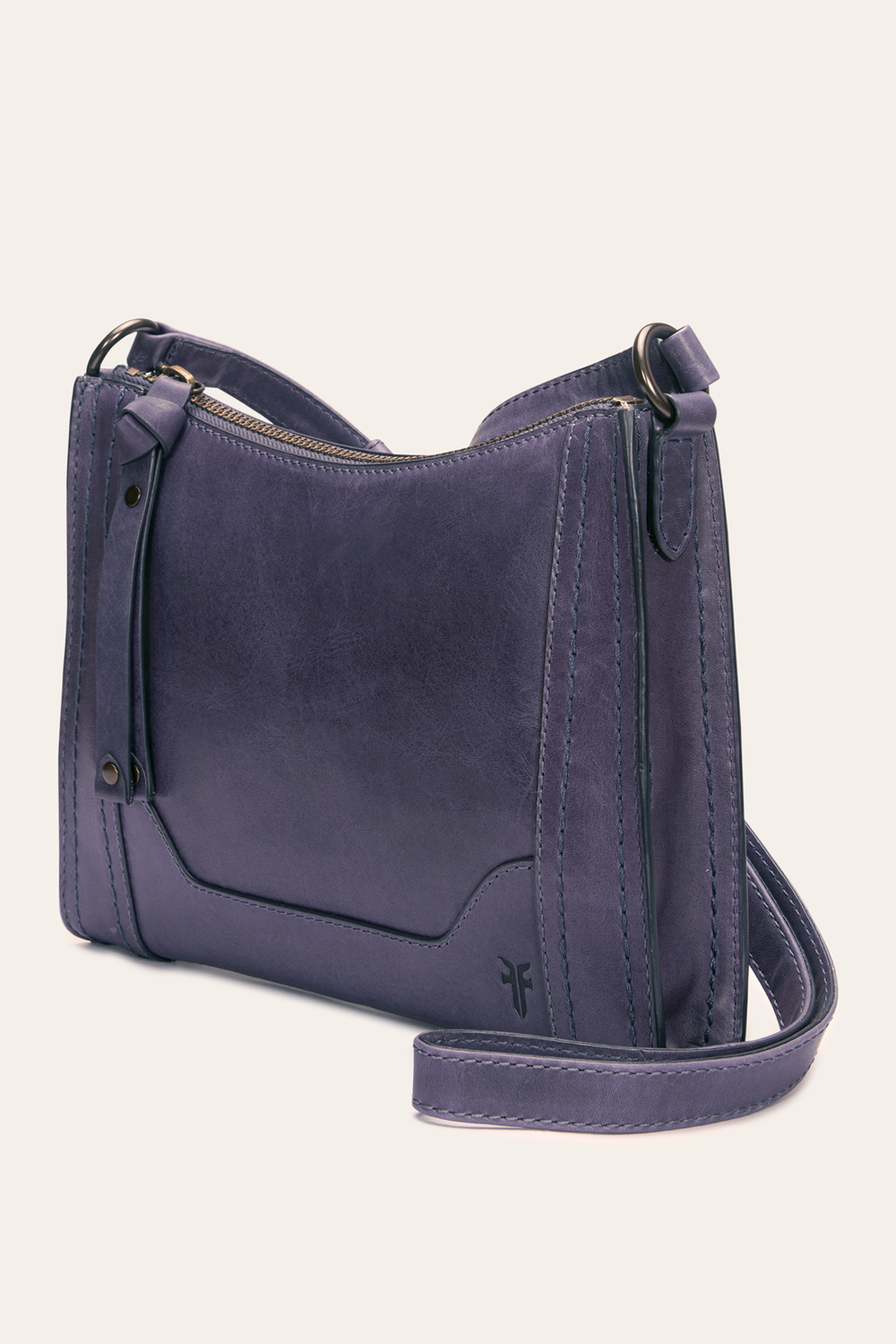 Melissa Eggplant Zip Crossbody - Eggplant