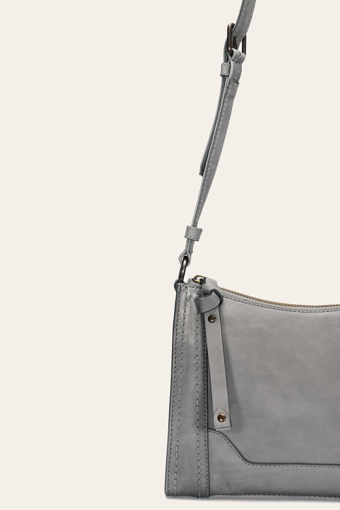 Melissa Zip Crossbody in Shadow - Shadow