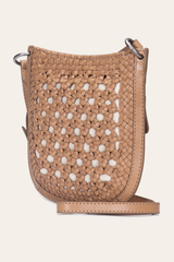 Women's Ella Mini Crossbody Bag in Beige - Beige