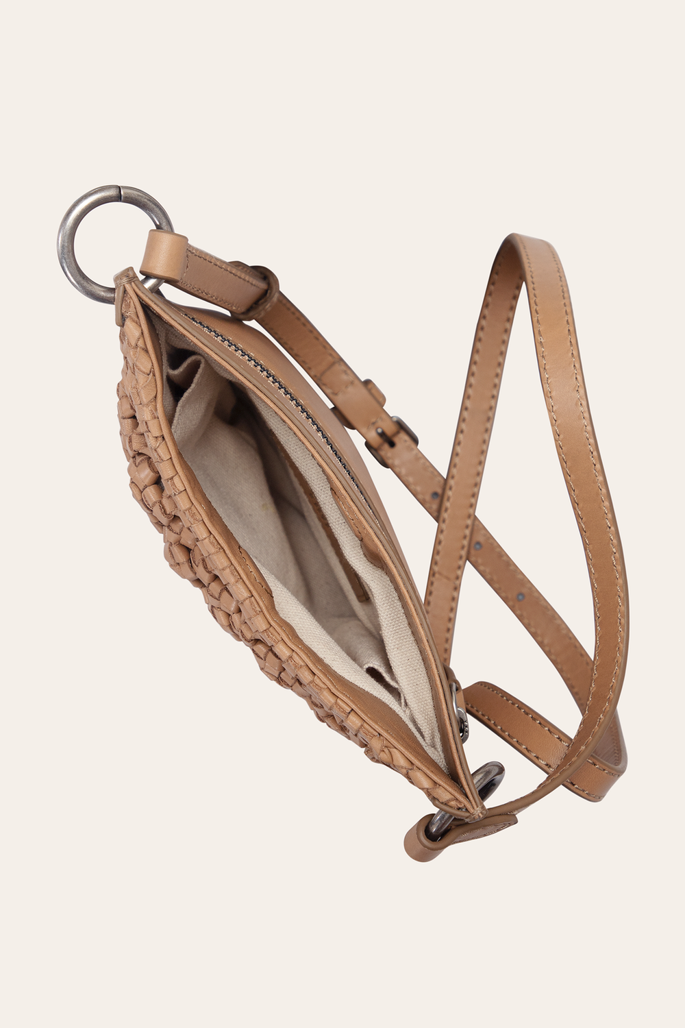 Women's Ella Mini Crossbody Bag in Beige - Beige