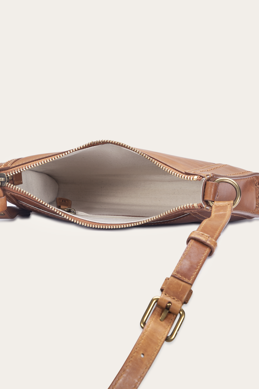 Melissa Zip Crossbody in Burnt Terracotta - Burnt Terracotta