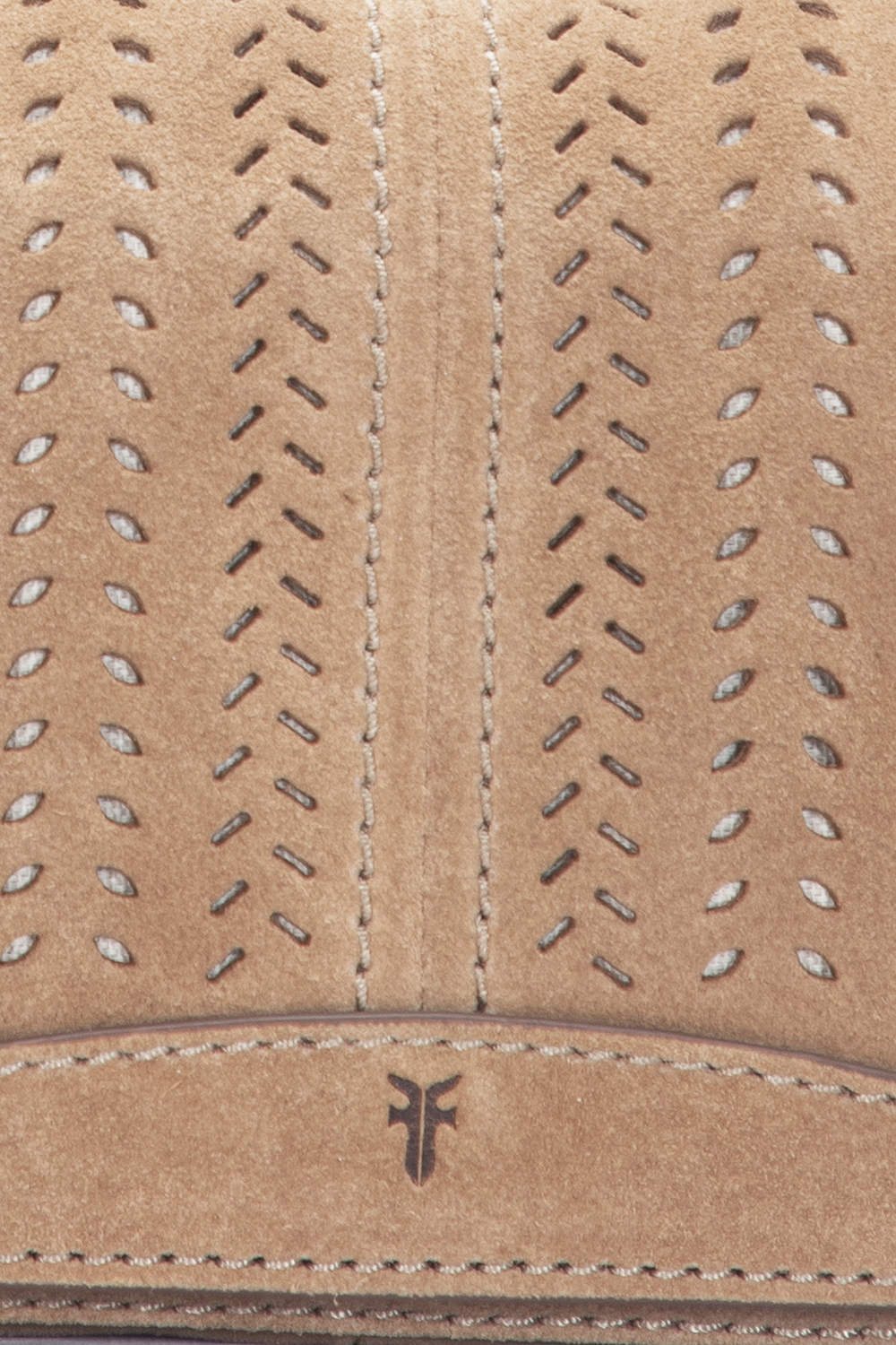 Stella Suede Wallet Crossbody in Beige - Beige