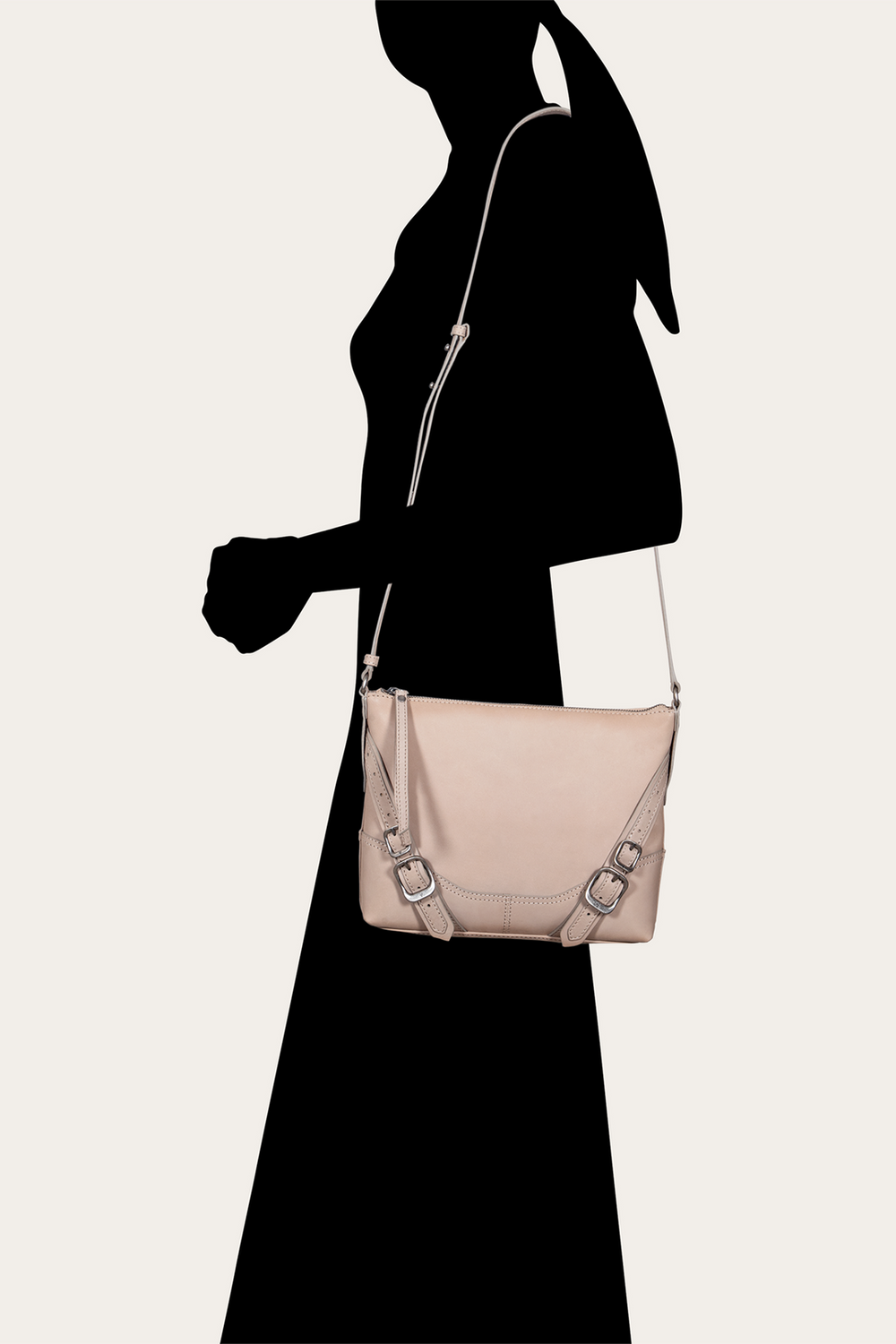 Veronica Cream Crossbody - Cream