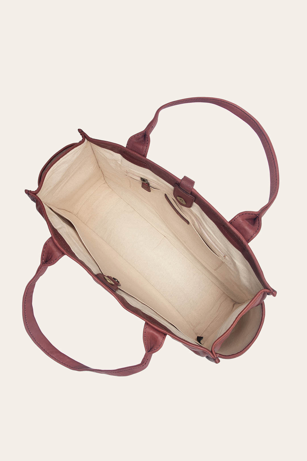 Campus Burgundy Tote - Burgundy