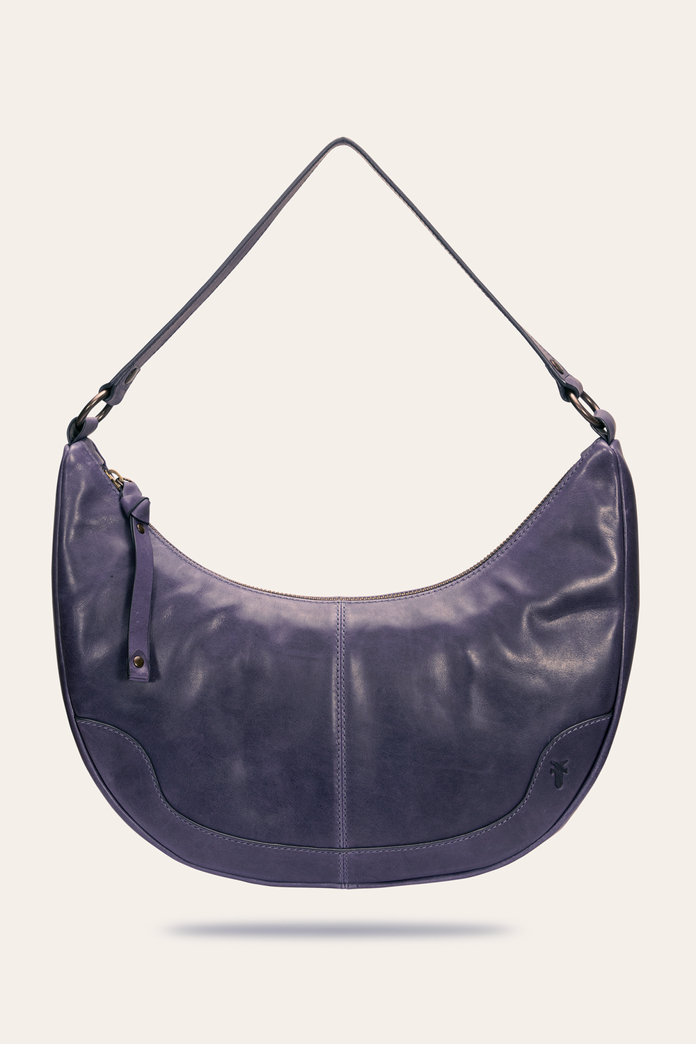 Melissa Crescent Hobo in Eggplant - Eggplant