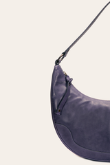 Melissa Crescent Hobo in Eggplant - Eggplant