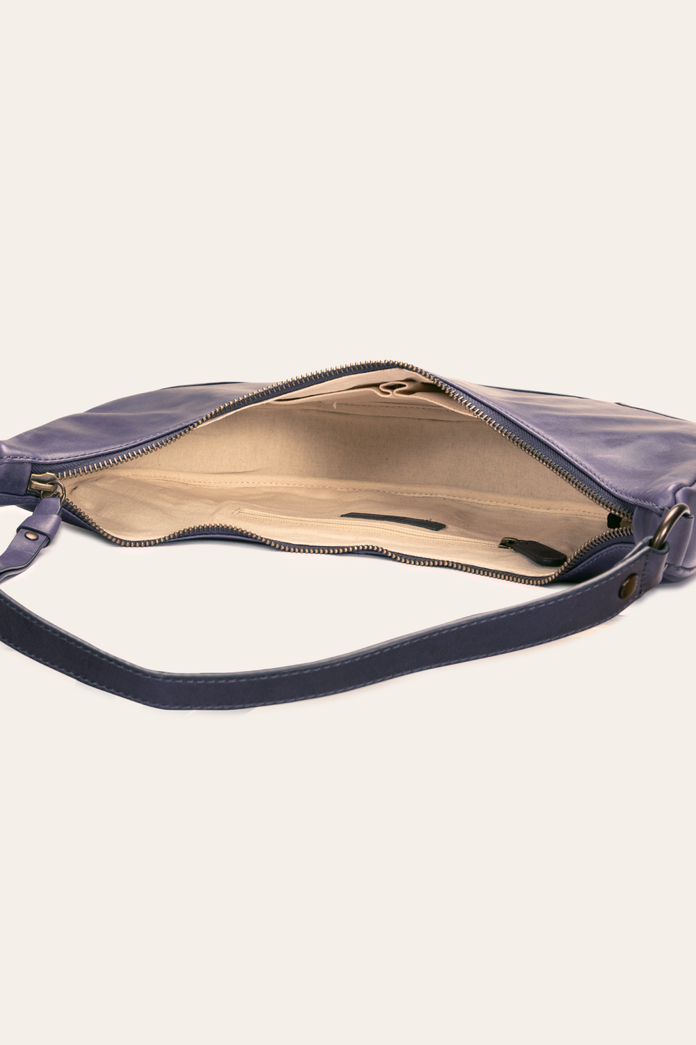 Melissa Crescent Hobo in Eggplant - Eggplant
