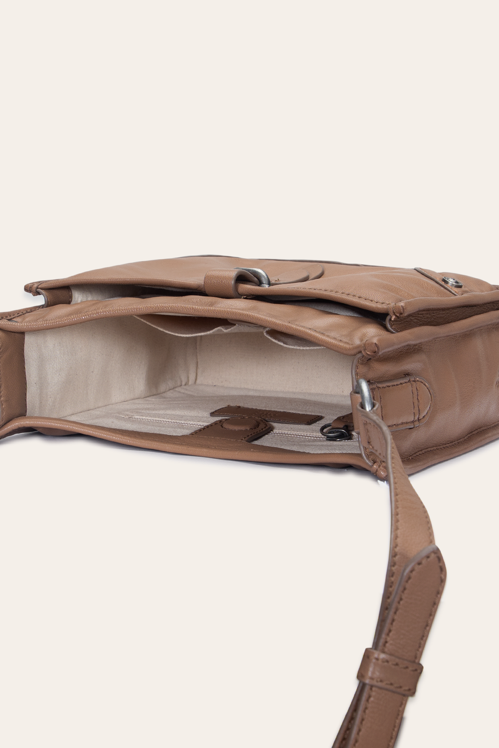 Women's Campus Crossbody Bag (Beige) - Beige