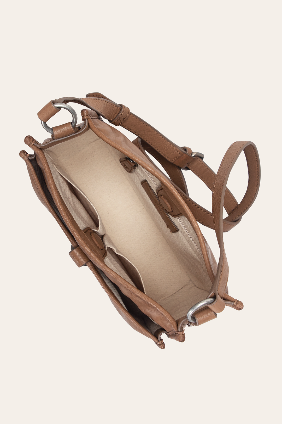 Women's Campus Crossbody Bag (Beige) - Beige