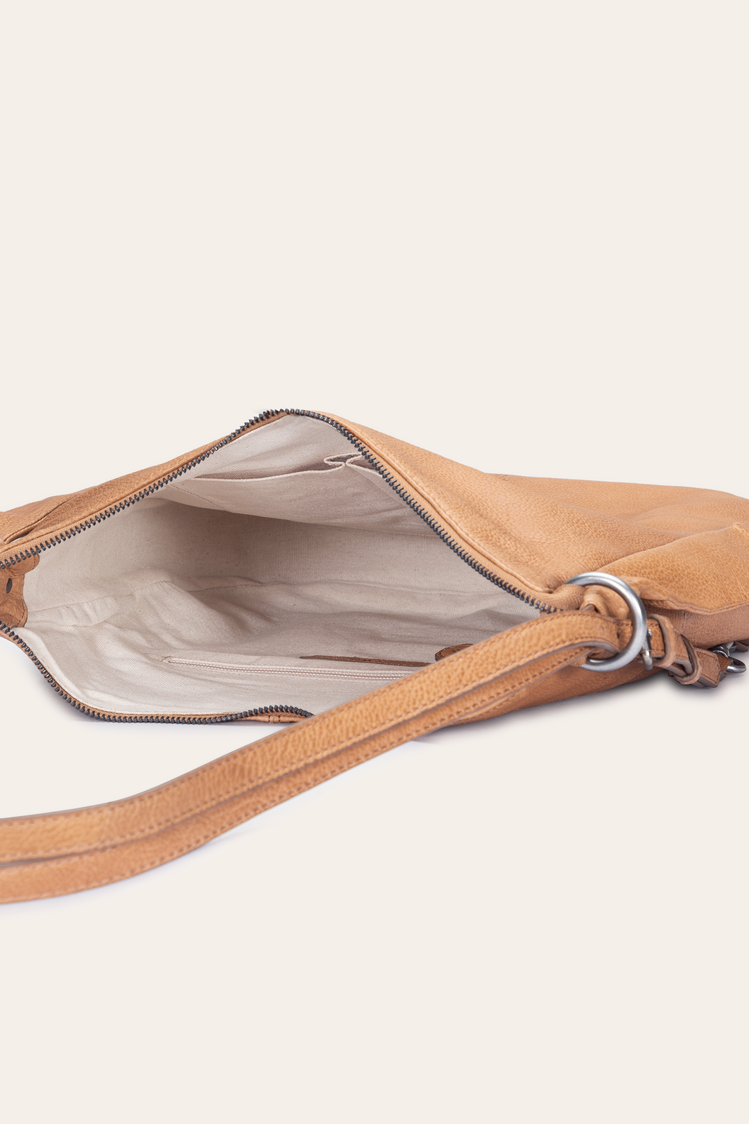 Women's Nora Backpack Hobo Bag (Beige) - Beige