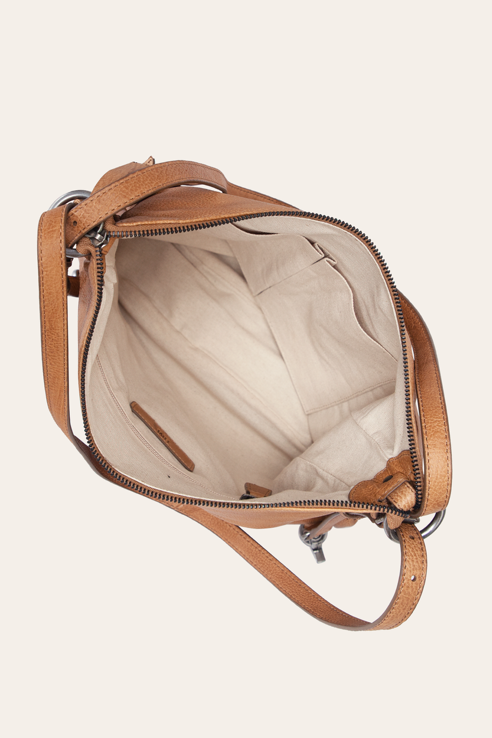 Women's Nora Backpack Hobo Bag (Beige) - Beige