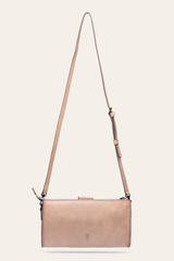 Alex Nude Crossbody Clutch - Nude