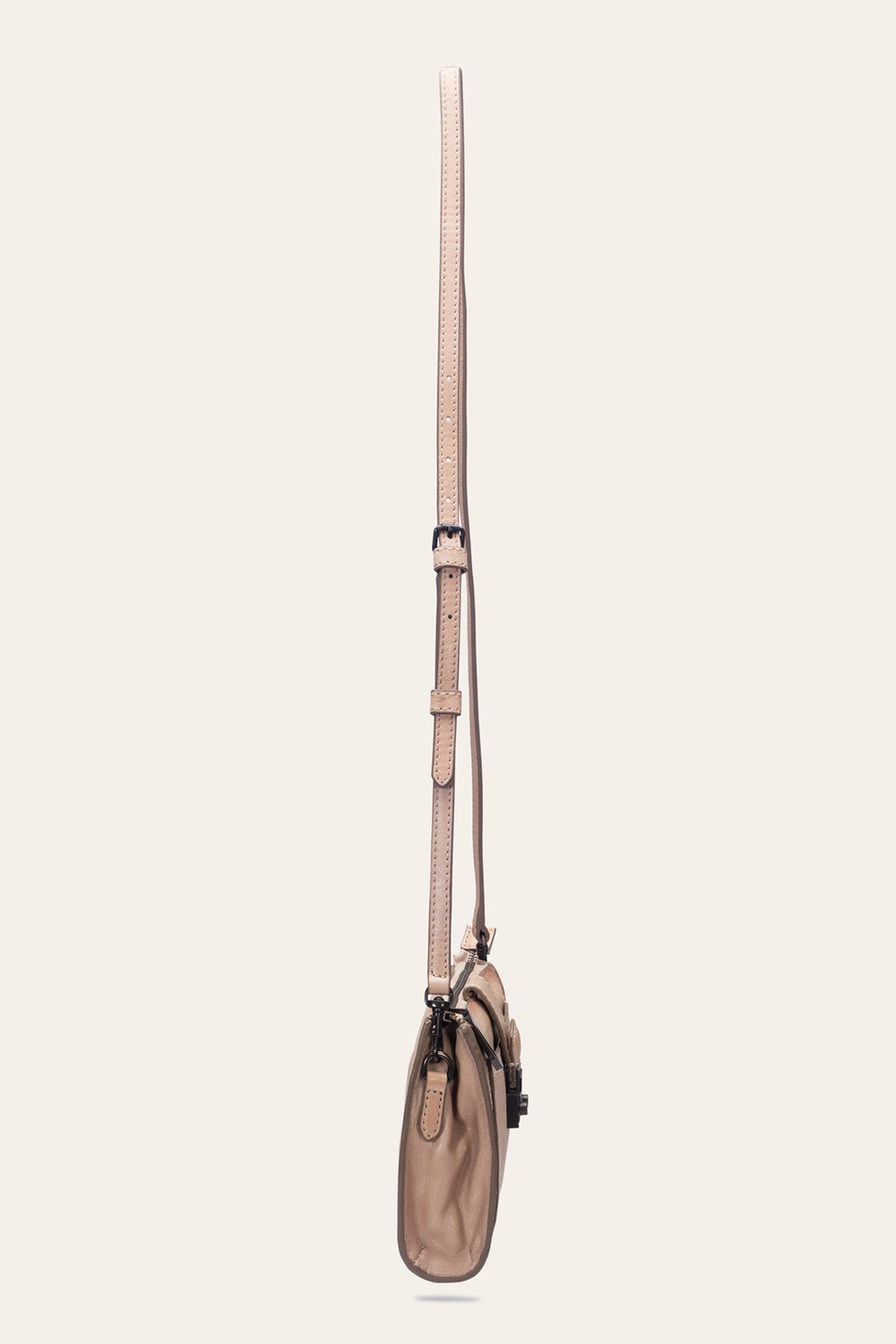 Alex Nude Crossbody Clutch - Nude