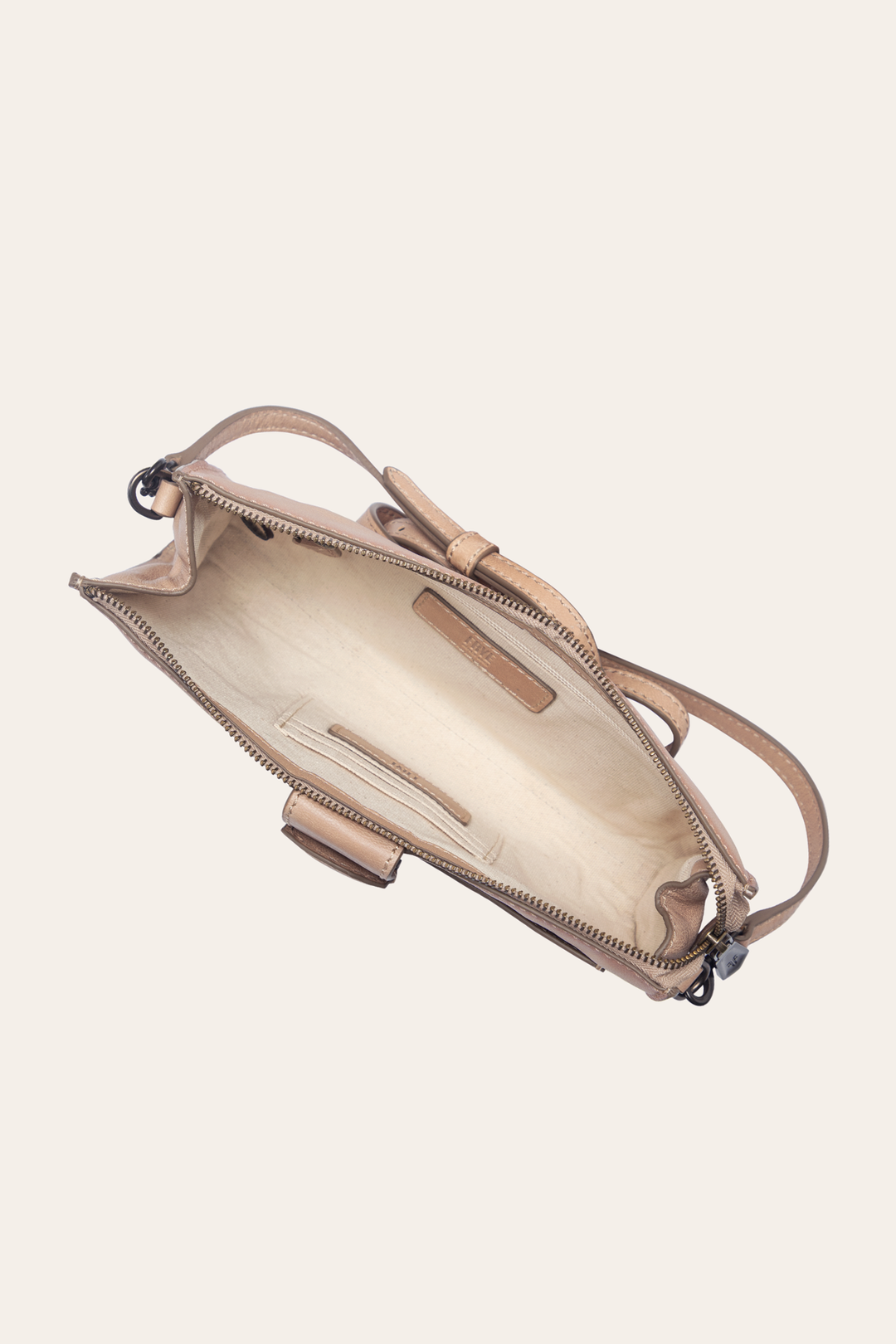 Alex Nude Crossbody Clutch - Nude