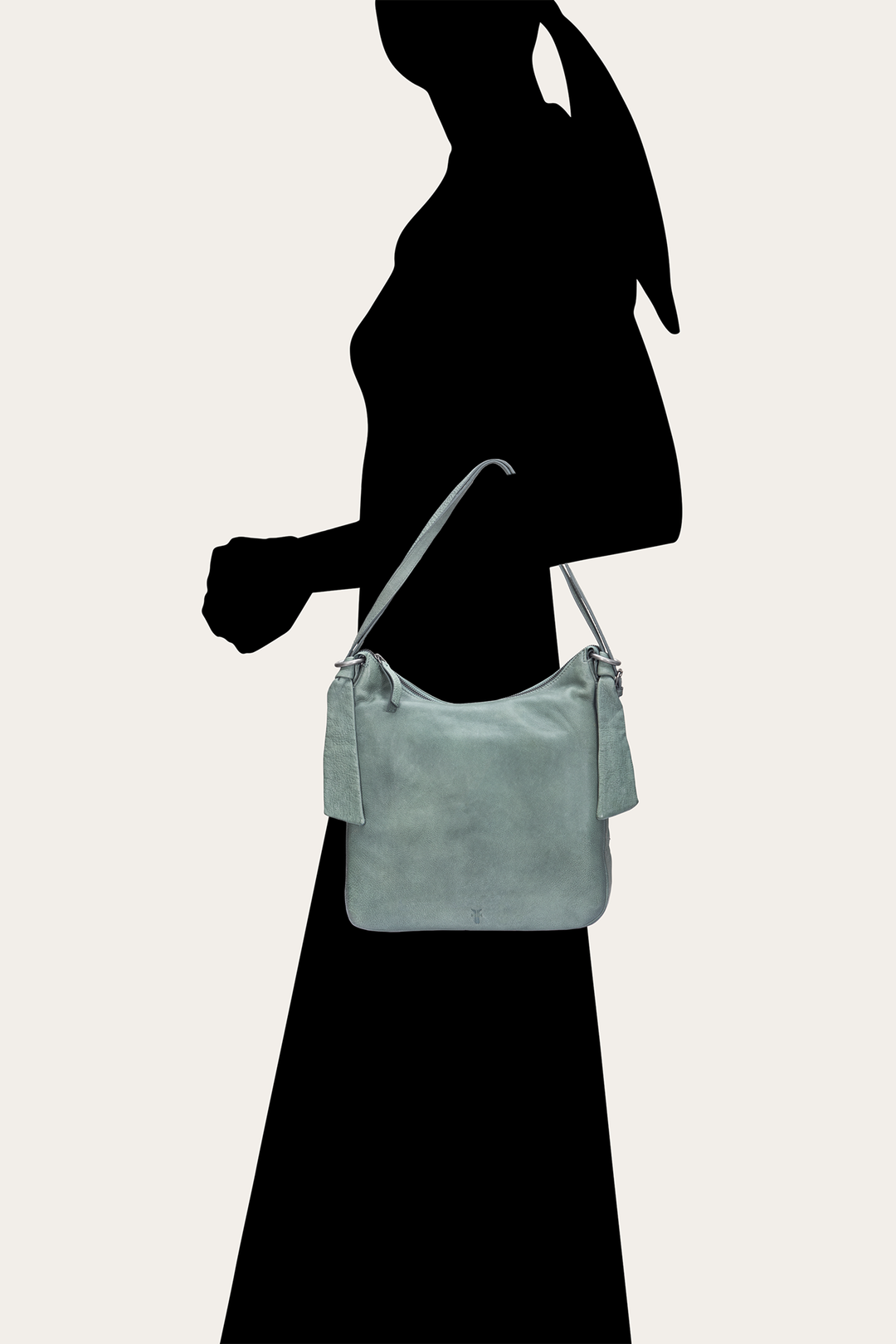 Nora Sky Blue Backpack Hobo - Sky Blue