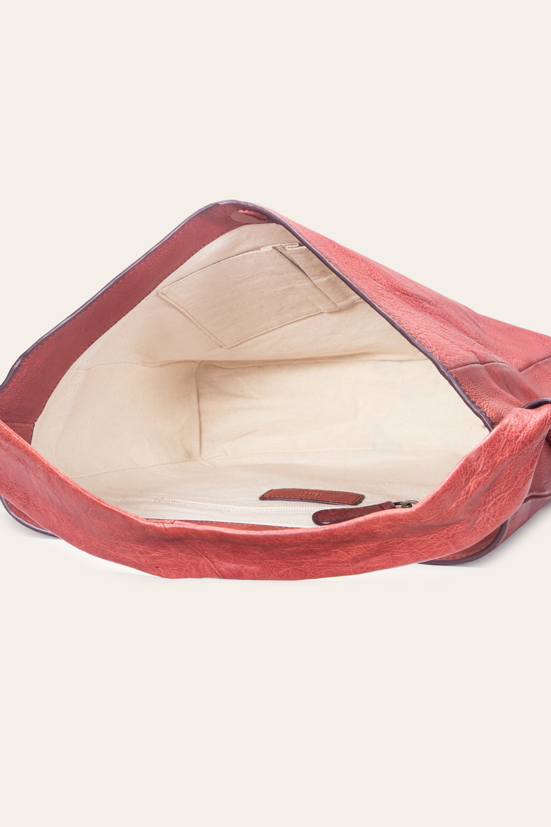 Nora Knotted Hobo in Burgundy - Burgundy