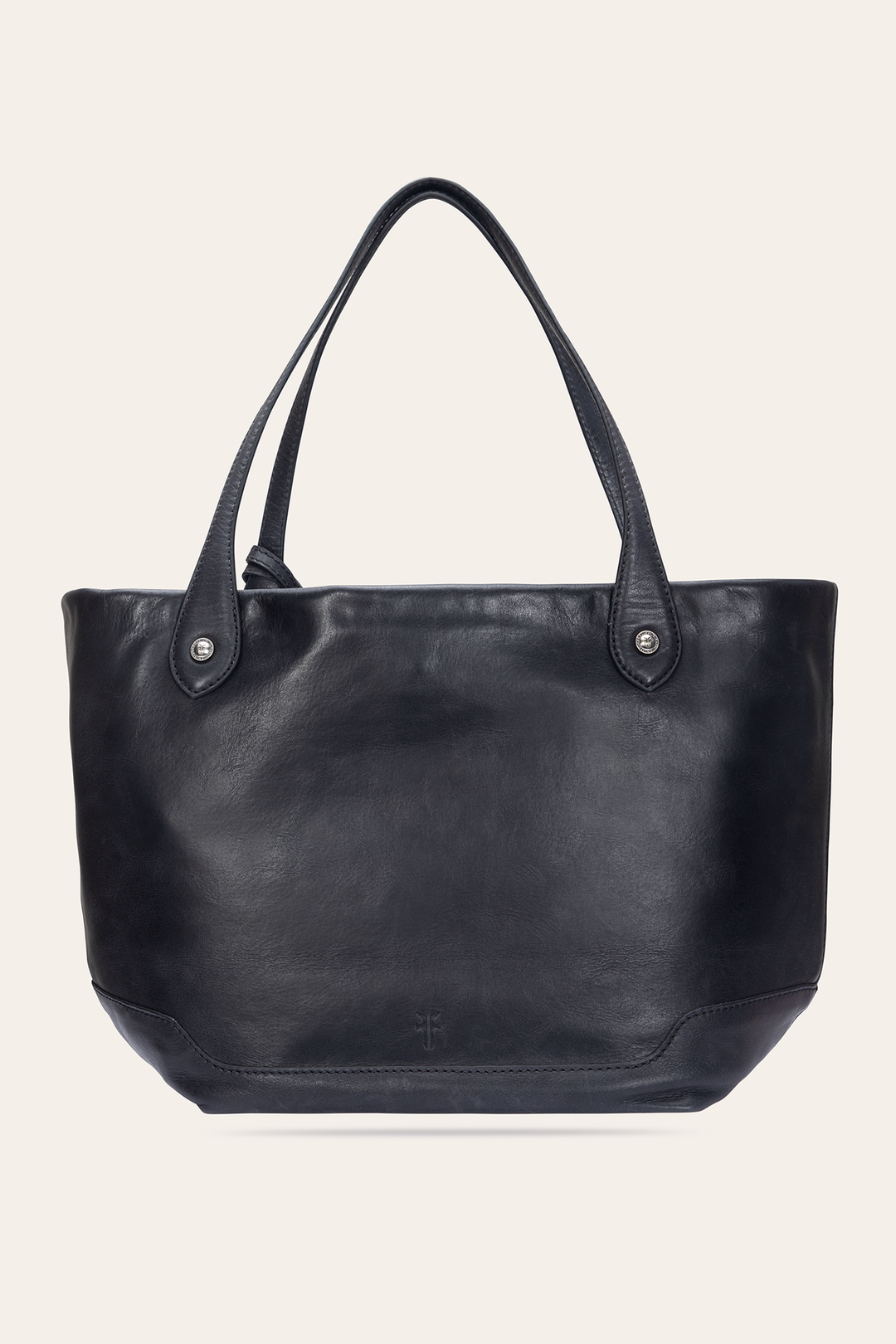 Kenzie Unlined Black Tote - Black
