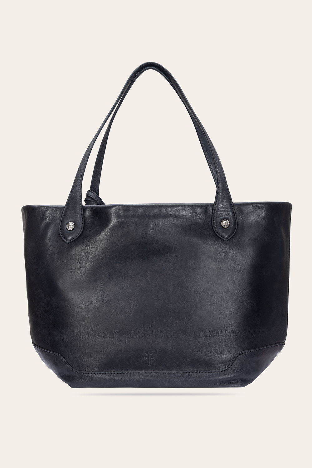 Kenzie Unlined Black Tote - Black