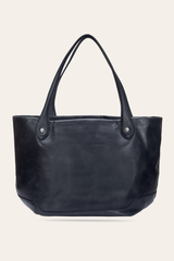 Kenzie Unlined Black Tote - Black