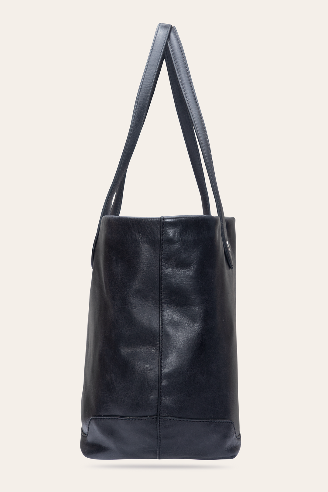 Kenzie Unlined Black Tote - Black