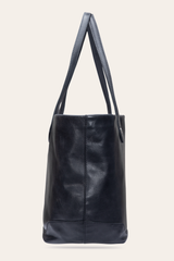 Kenzie Unlined Black Tote - Black